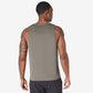 Greatness Wins Performance Training Tank in Rustic Metal, view 4