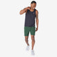 Greatness Wins Performance Training Tank in Black, view 2