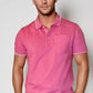 Buki Men's Pocket Polo in Pink, view 3