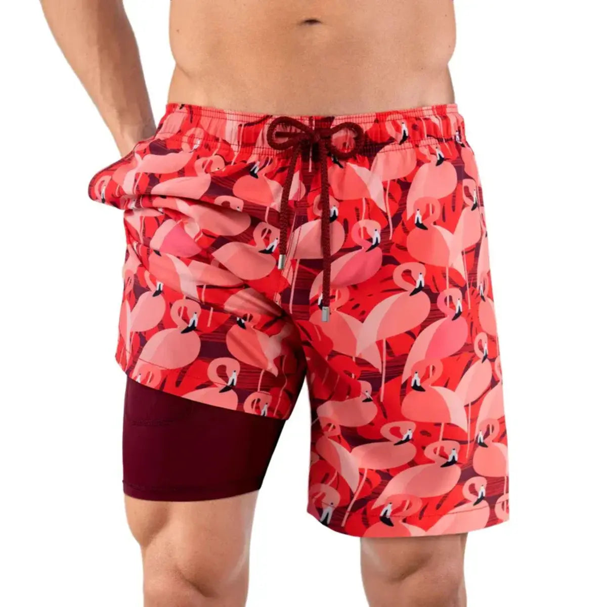 length:long pink flamingo hero
