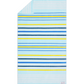 Ruby Mint Stanhope blue, white and yellow cotton beach towel, image 2 of 5