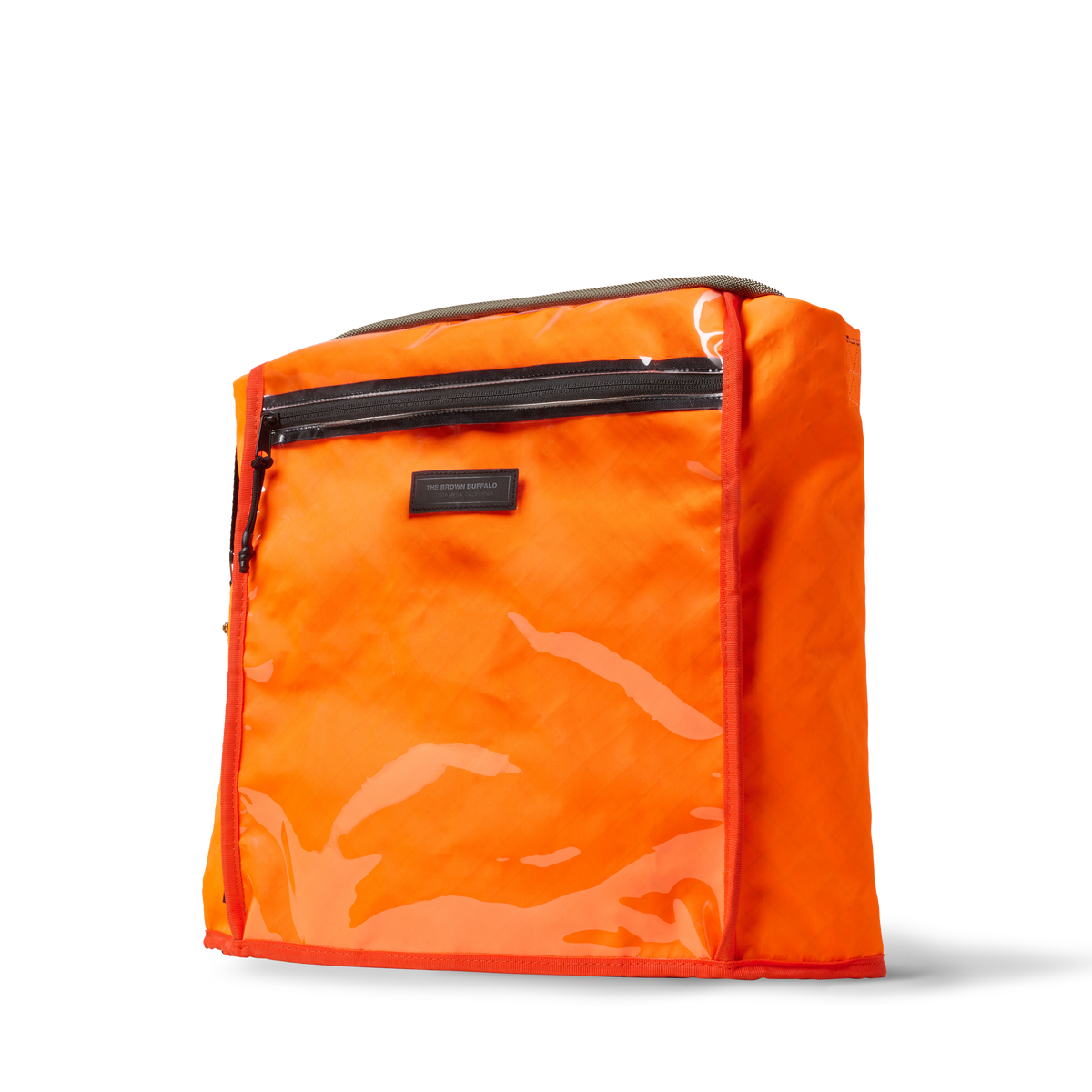The Brown Buffalo Conceal Tote 20L laptop tote backpack fabric detail, sailcloth and CORDURA construction, view 2