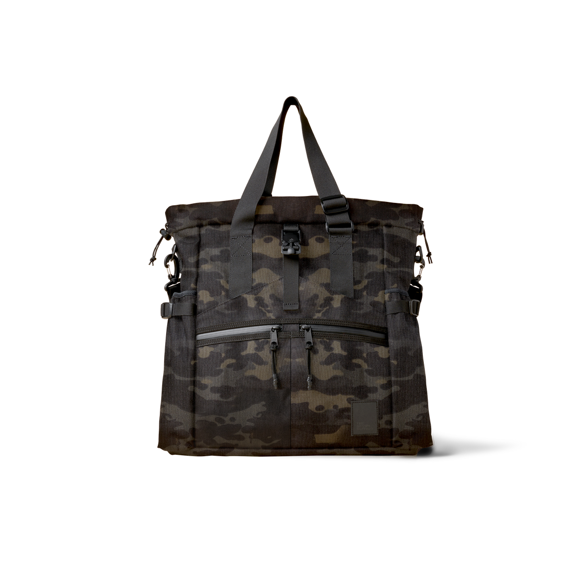 The Brown Buffalo Conceal Tote 20L laptop tote backpack in Black Multicam, view 2