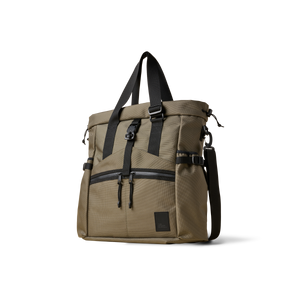 The Brown Buffalo Conceal Tote 20L laptop tote backpack in Ranger Green Ballistic