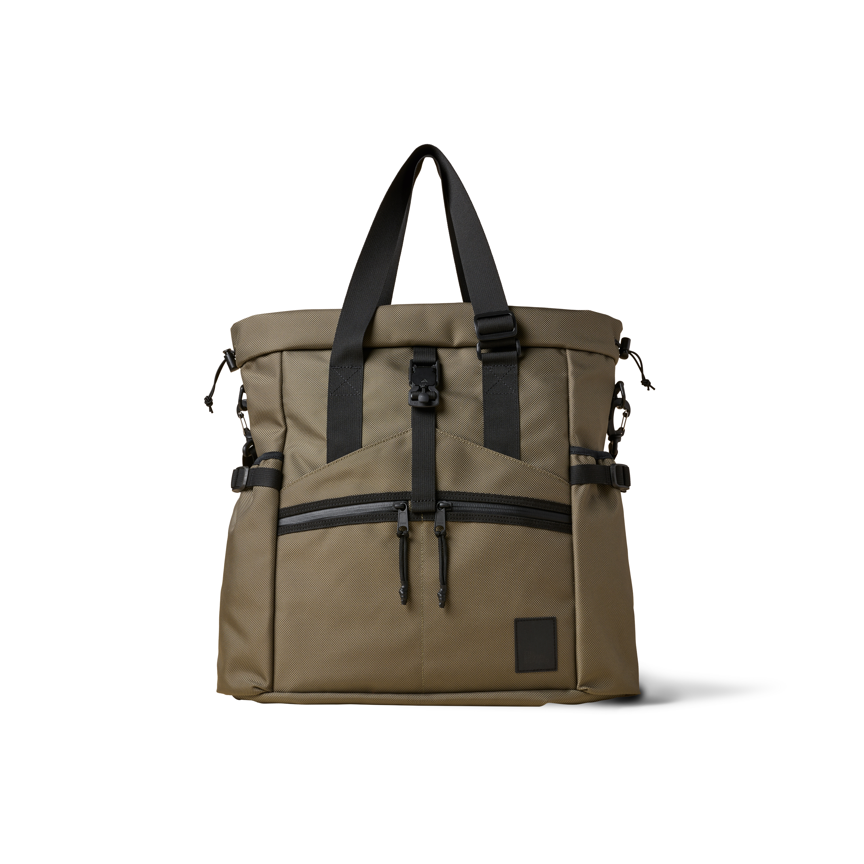 The Brown Buffalo Conceal Tote 20L laptop tote backpack in Ranger Green Ballistic, view 2