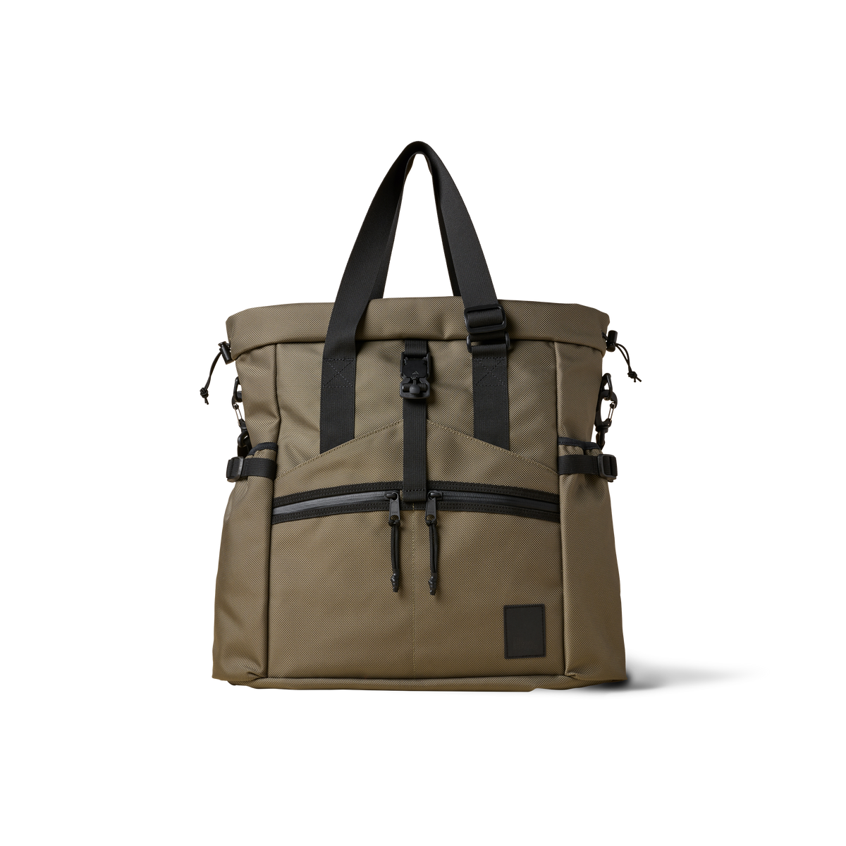 The Brown Buffalo Conceal Tote 20L laptop tote backpack in Ranger Green Ballistic, view 2
