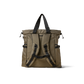 The Brown Buffalo Conceal Tote 20L laptop tote backpack in Ranger Green Ballistic, view 3