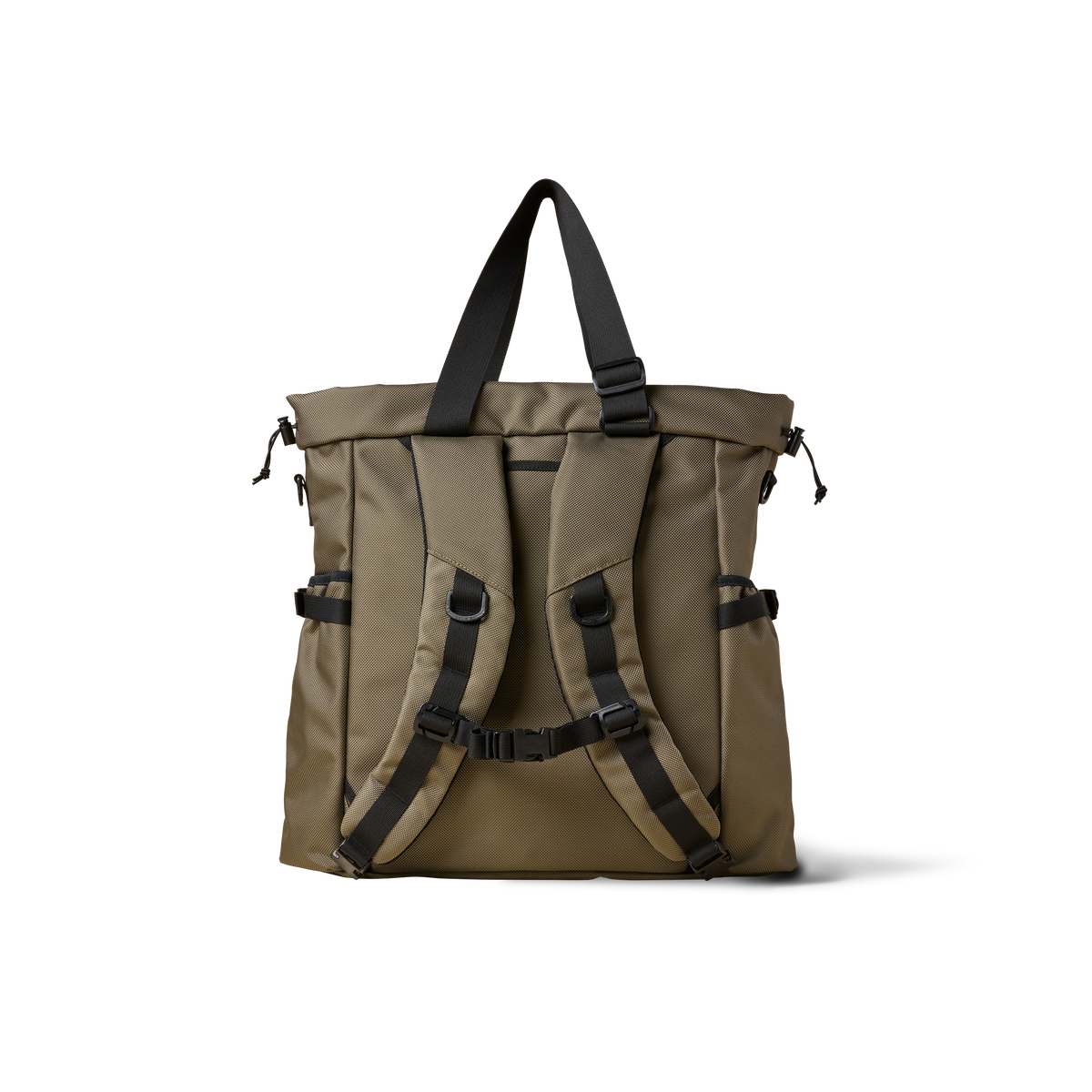 The Brown Buffalo Conceal Tote 20L laptop tote backpack in Ranger Green Ballistic, view 3