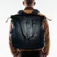 The Brown Buffalo Conceal Tote 20L laptop tote backpack in Black Grid, view 7