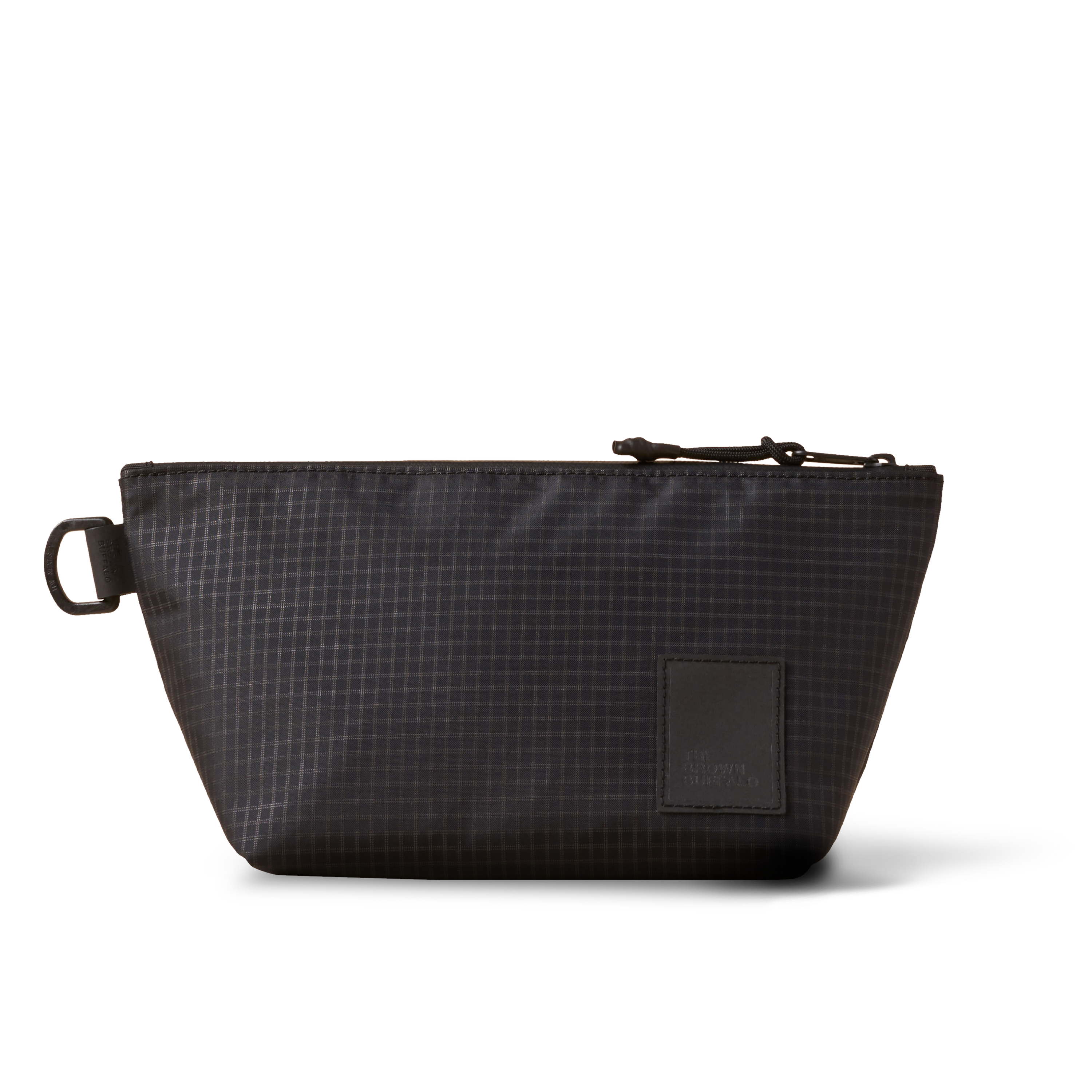 The Brown Buffalo Dopp Kit toiletry bag in Black Grid, view 4