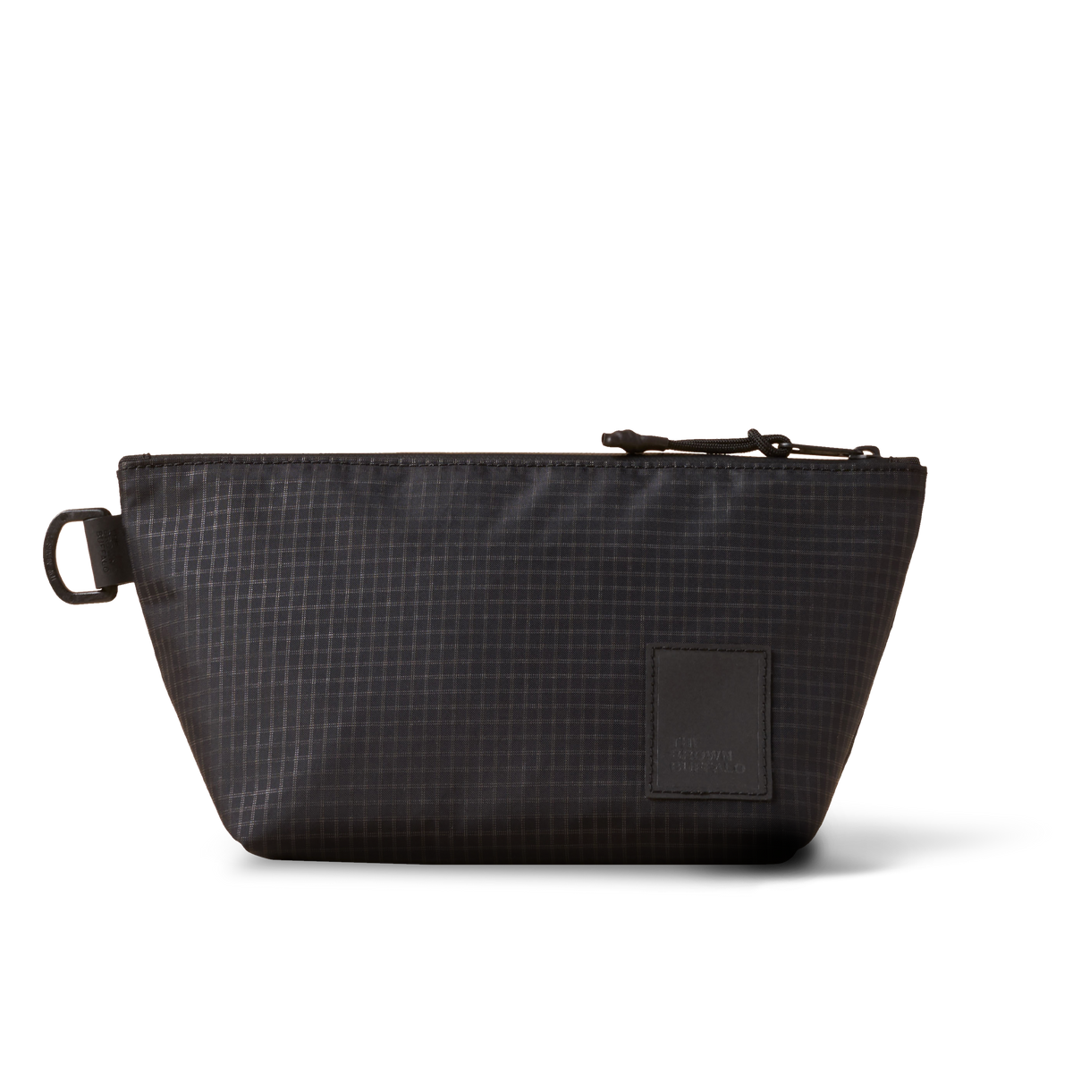The Brown Buffalo Dopp Kit toiletry bag in Black Grid, view 4