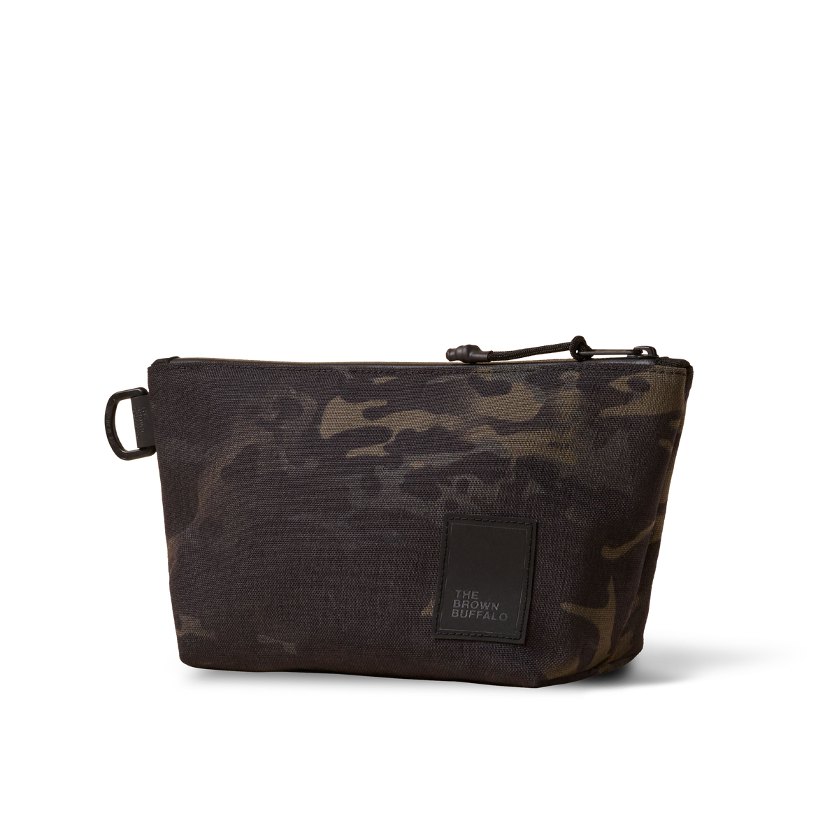 The Brown Buffalo Dopp Kit toiletry bag in Black Multicam
