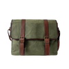 Maxwell Classic Waxed Canvas and Leather 16 Inch Laptop Messenger Bag