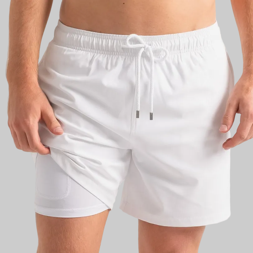 length:classic arctic white hybrid short 