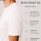 Buki CINQO men's tech tee white, image 4 of 7