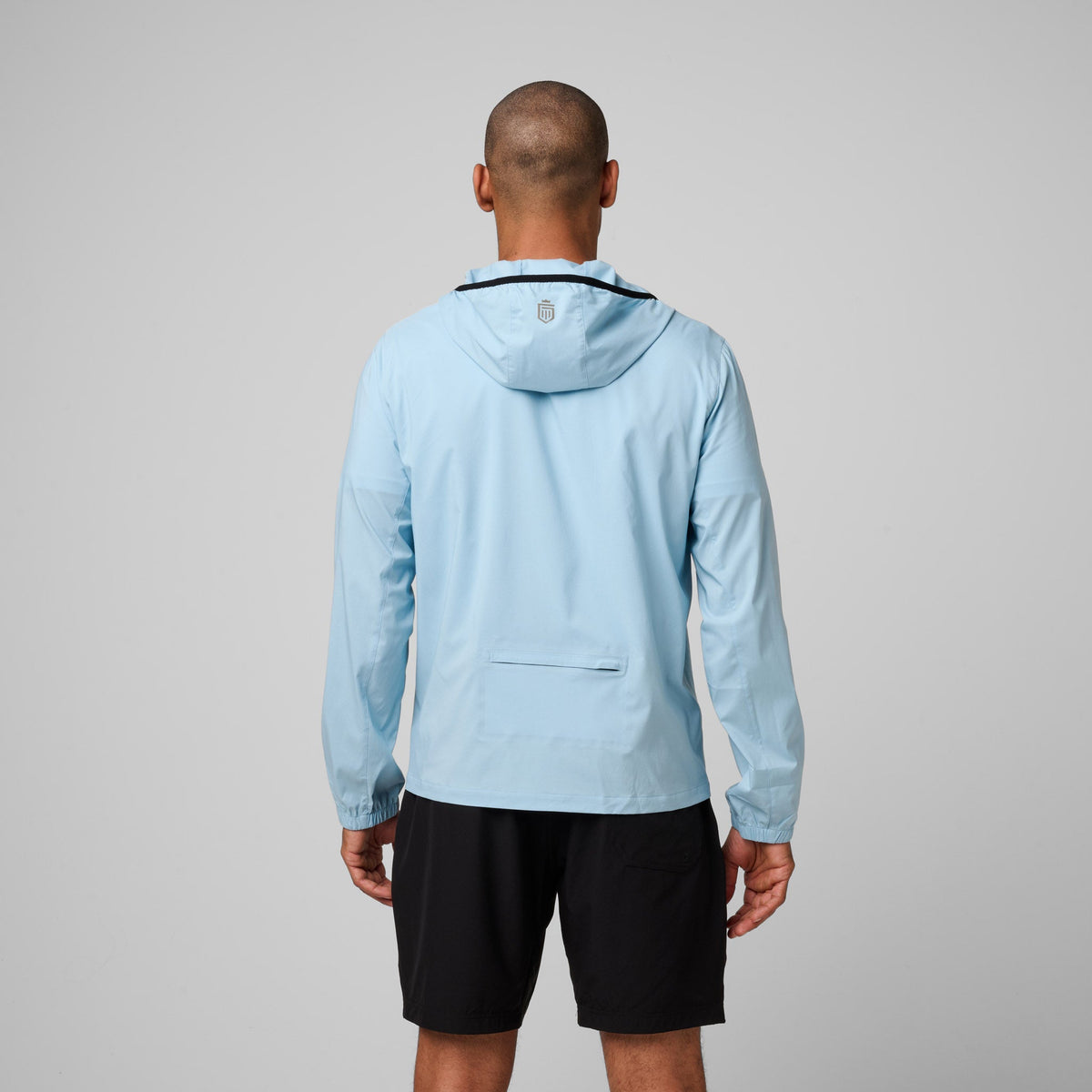 Greatness Wins Windbreaker Jacket in Coastal Blue, view 5