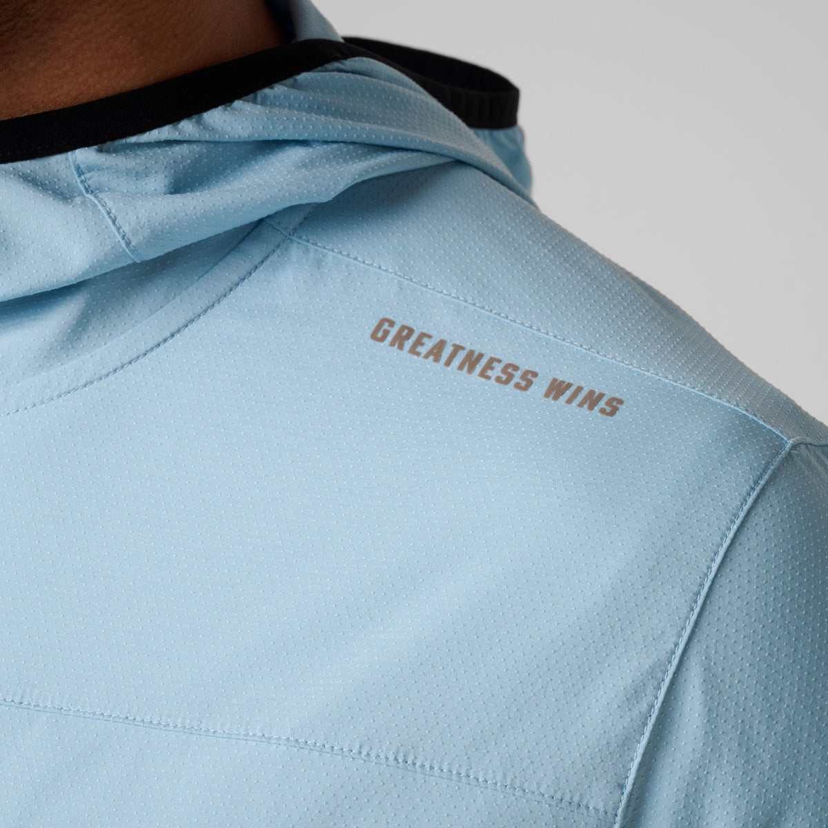 Greatness Wins Windbreaker Jacket in Coastal Blue, view 9