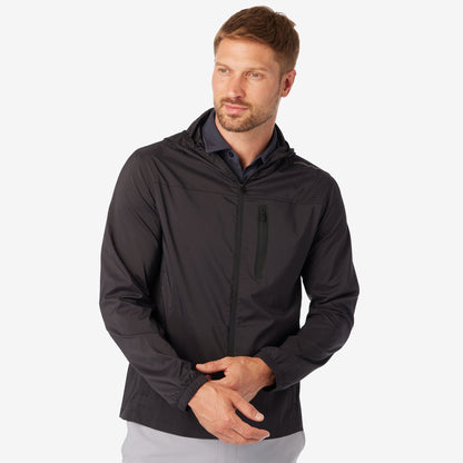 Greatness Wins Windbreaker Jacket in Black